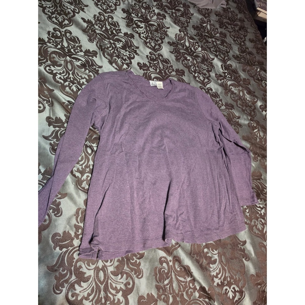 Duo Maternity Purple Top Size Large